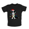Border Collie Christmas - Kids T-Shirt Tees Top - Cute Colly Pet Dog