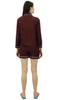 Bimba Button-Down Shirt With Elastic Waist Shorts 2 Pcs Full Sleeve Night Wear