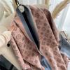 Winter imitation cashmere scarf women's autumn and winter long outer air conditioner shawl double-sided warm scarf