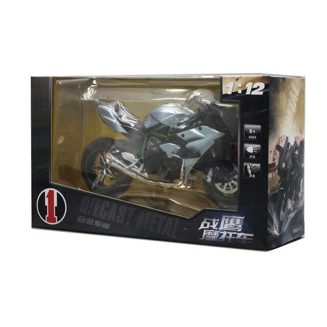 Moto YZFR1 En Alliage 1/12 – Modèle De Sport Détaillé, Avec Support – Collection Ou Décoration