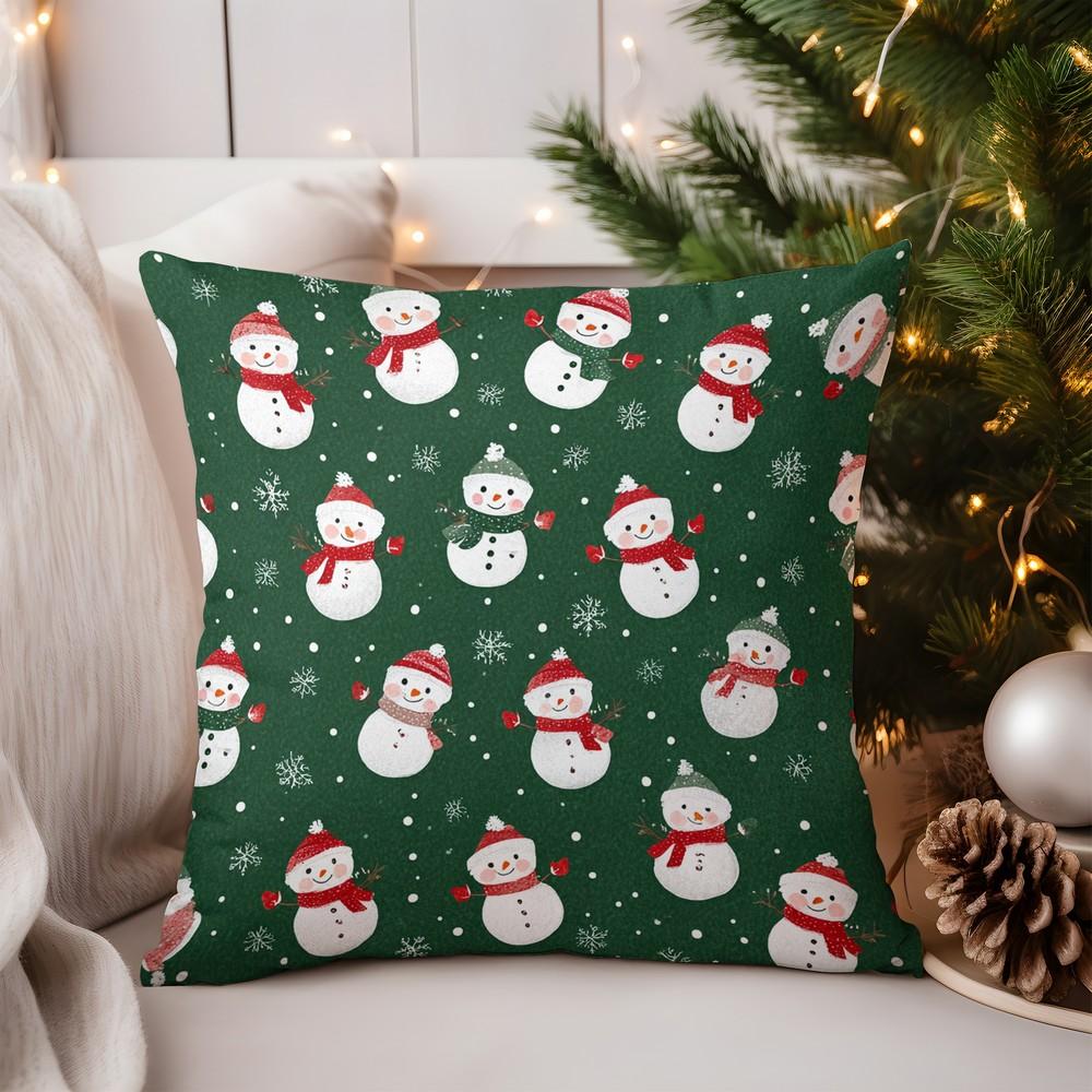 Heimdeko Weihnachtsbaum Hutmuster Kissenbezugsmuster Kissenbezug Geeignet für Sofa Schlafzimmer Auto Kissenbezug