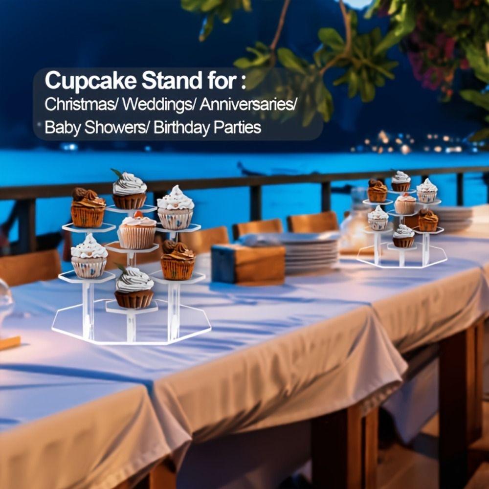 3/4/7 Position Storage Display Rack Dazzling Dessert Display Stand  Jewelry