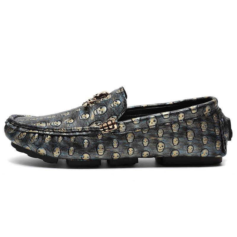 

Pacecraft Shoes Men s Fashion Loafers - Casual Dress Shoes, Microfiber Leather Upper with Rubber Sole, 4 Colors, Sizes 39-48 45 зелёный