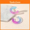 Colorful Womens Acrylic Geometric Earrings For Festive Occasions And Gifts