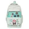 Schoolbag Elementary School Bag Grades 1-1 Cartoon Printed Children's Backpack Large Capacity Burden Reduction Travel Backpack Pain Bag Female