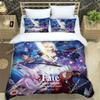 3D Print Fate Stay Night Three Piece Bedding Set Fashion Article Boys Adults for Beds Quilt Covers Pillowcases Gift Quilt Cover