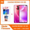 K30 5G Smartphone Original Xiaomi Redmi 64MP Android Unlocked 6.67 Inch 8GB RAM 256GB ROM Snapdragon 765G Cellphone