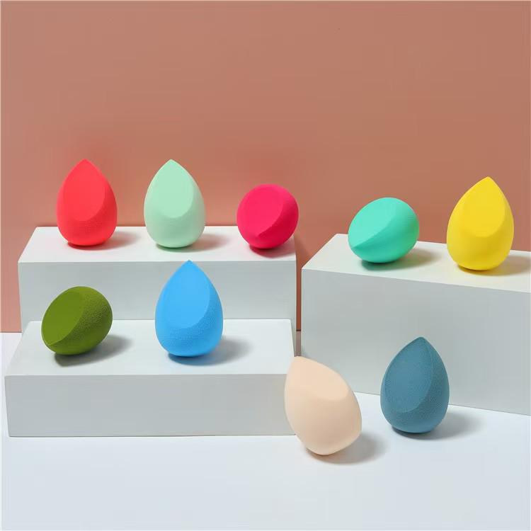 

Non-Latex Water Drop Makeup Sponge - Non-Absorbing, Multi-Cut Powder Puff Tool Mixed Colors