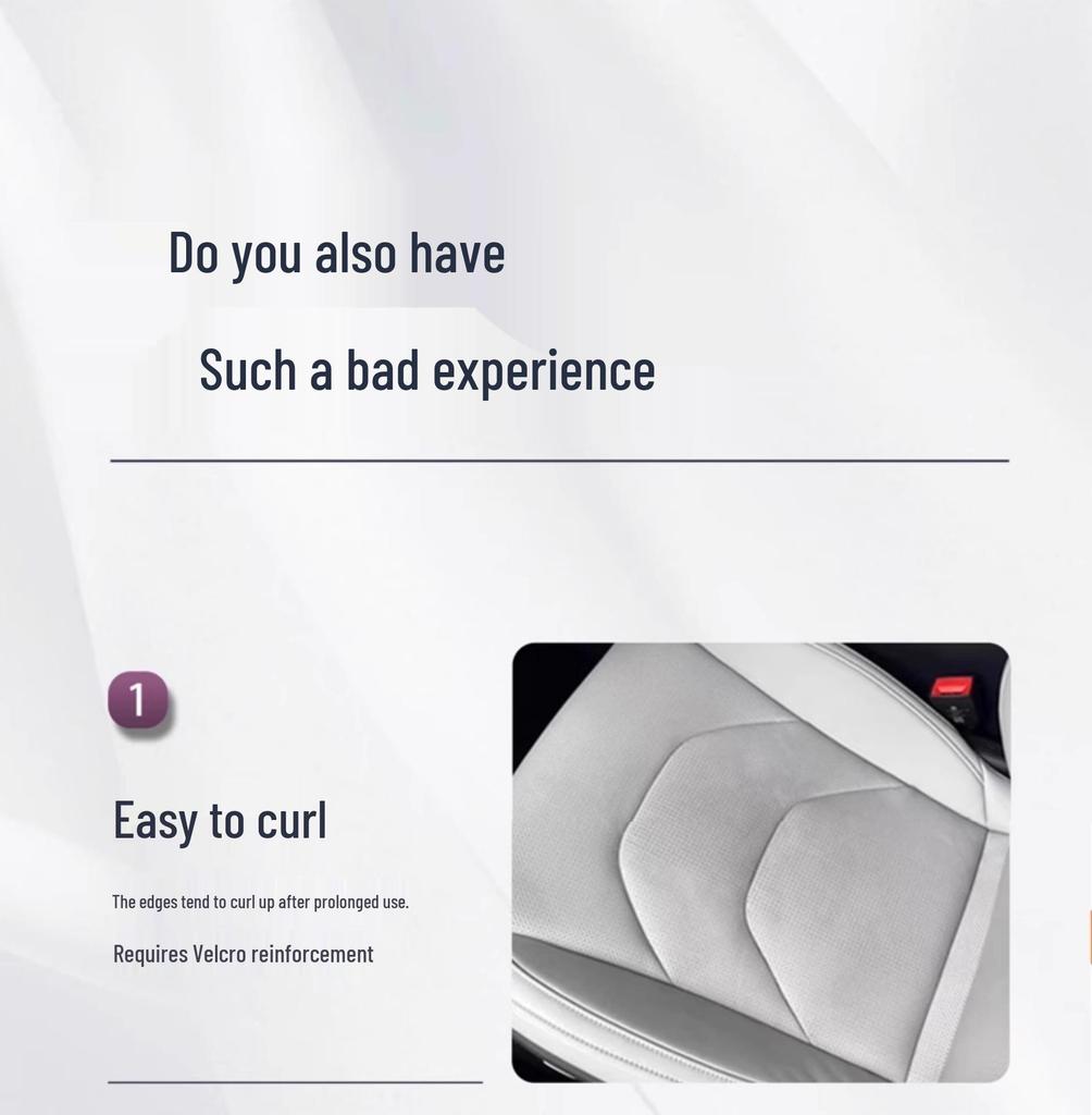 Four Seasons Universal Napa Leather Seat Cover for Xiaomi SU7 - Breathable Protective Cushion Accessory