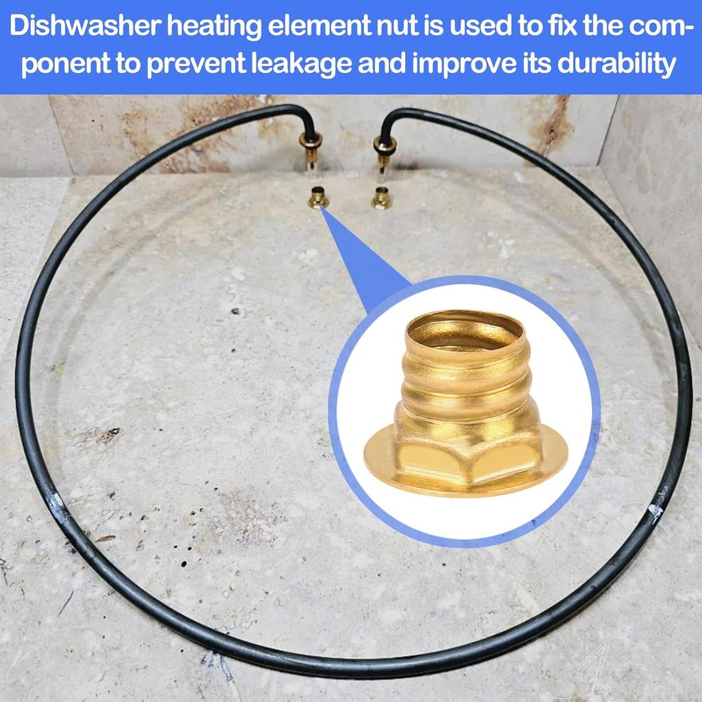 154106202 Dishwashers Heating Element Nut For Frigidaire Electrolux Dishwashers Heating Element 154106201 4162518 08014807 0806834-2pcs
