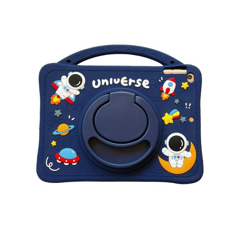 Silicone Case BBK A6 11.6 Inch S6 12.7 Tablet With 360 Rotating Handle Astronaut Design Pen Slot Shockproof Stand
