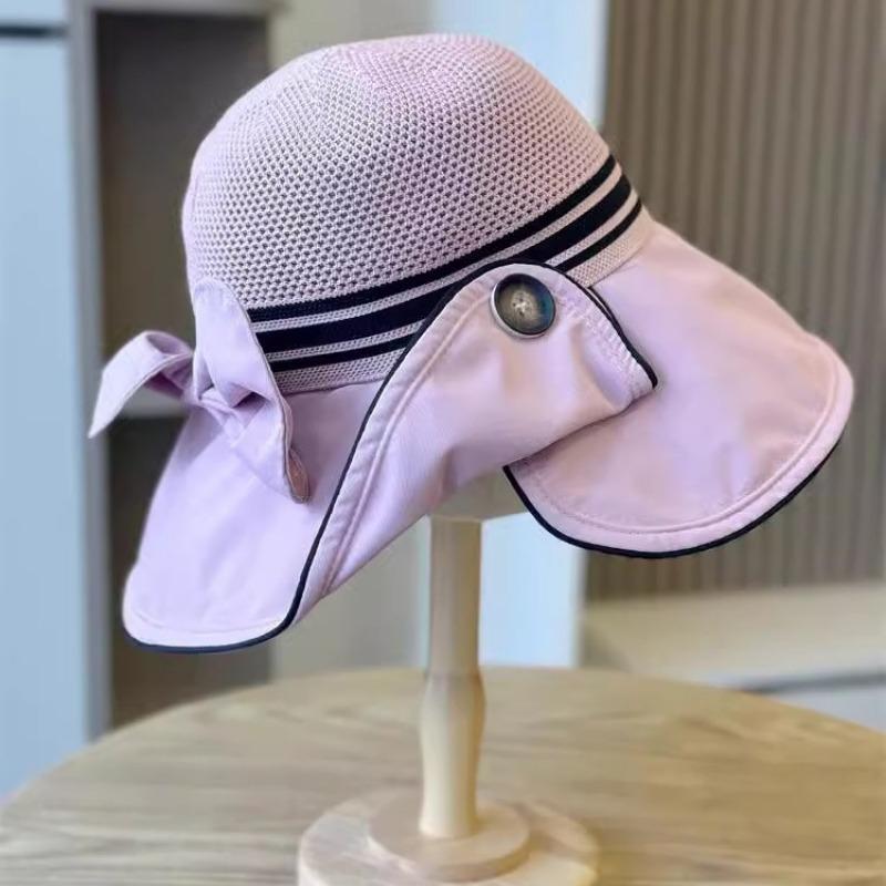 Sun Protection Cap Women's Anti-purple Line Sun Hat Foldable Vinyl Button Bucket Hat Face Cover Large Brim Sun Hat