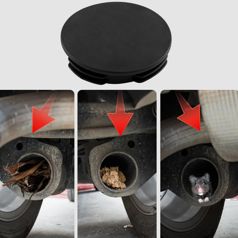 1pc Auto Exterior Accessories Car Rear Tail Exhaust Pipe Anti-Rust Cover Cap for Benz Smart Fortwo Forfour W451 W453 2008-2014