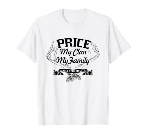 PRICE Family Reunion 2020 My Family Ancestry Customizable T-Shirt