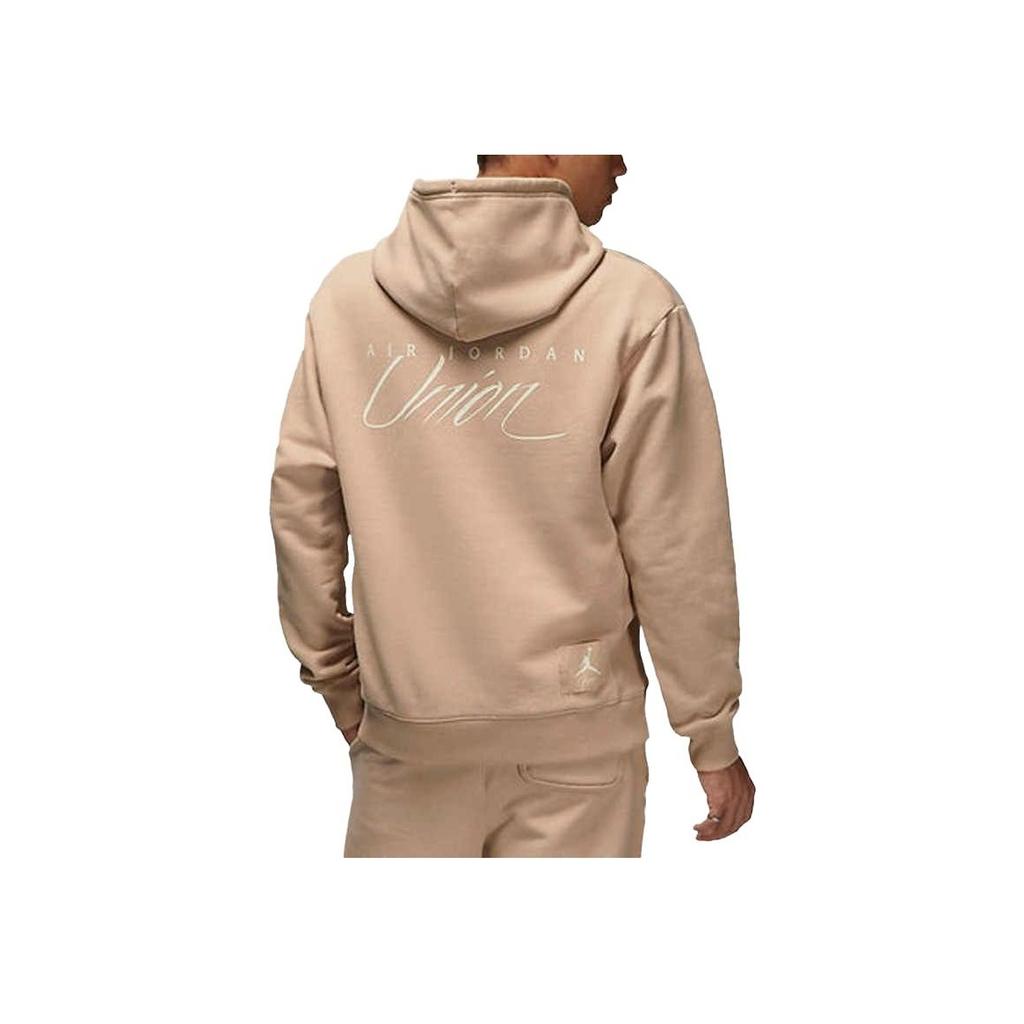 Jordan X Union MJ Fleece-Hoodie (Asiatische Größen) Bio Beige/Kokosmilch Unisex Streetwear DV7335-296
