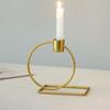 Irregular Shape Tabletop Candle Holders Metal Candle Stand New Candlelight Dinner Props  Bedroom