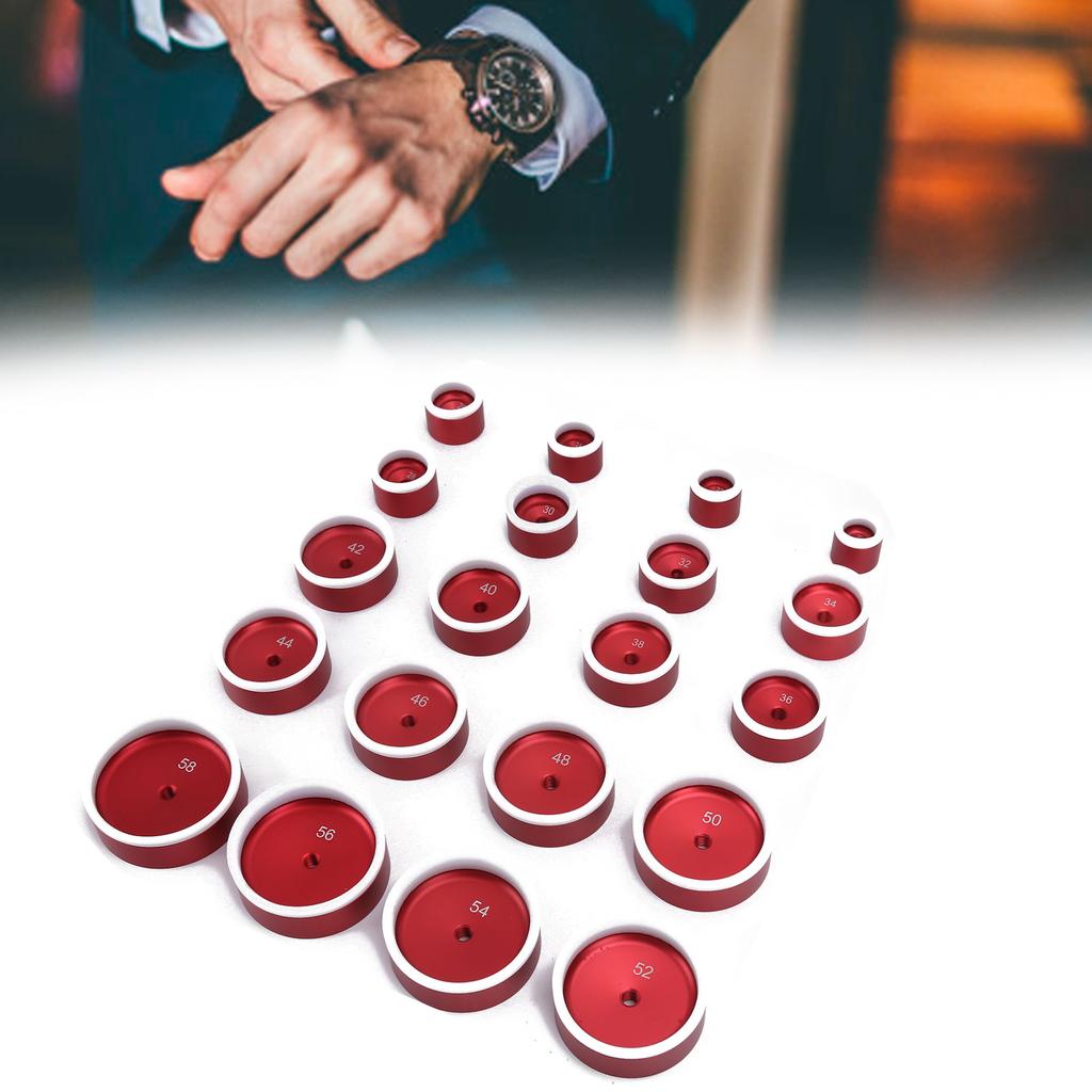 Capping Machine Dies 20 Sizes with Nylon Cover Watch Back Cover Pressing Machine Accessory