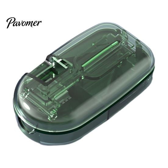 Compact Pill Divider for Purse Cutter Splitter Small And Tiny Pills, Portable Tablet Grinder, Medicine Organizer Daily Dose with Storage Compartment
