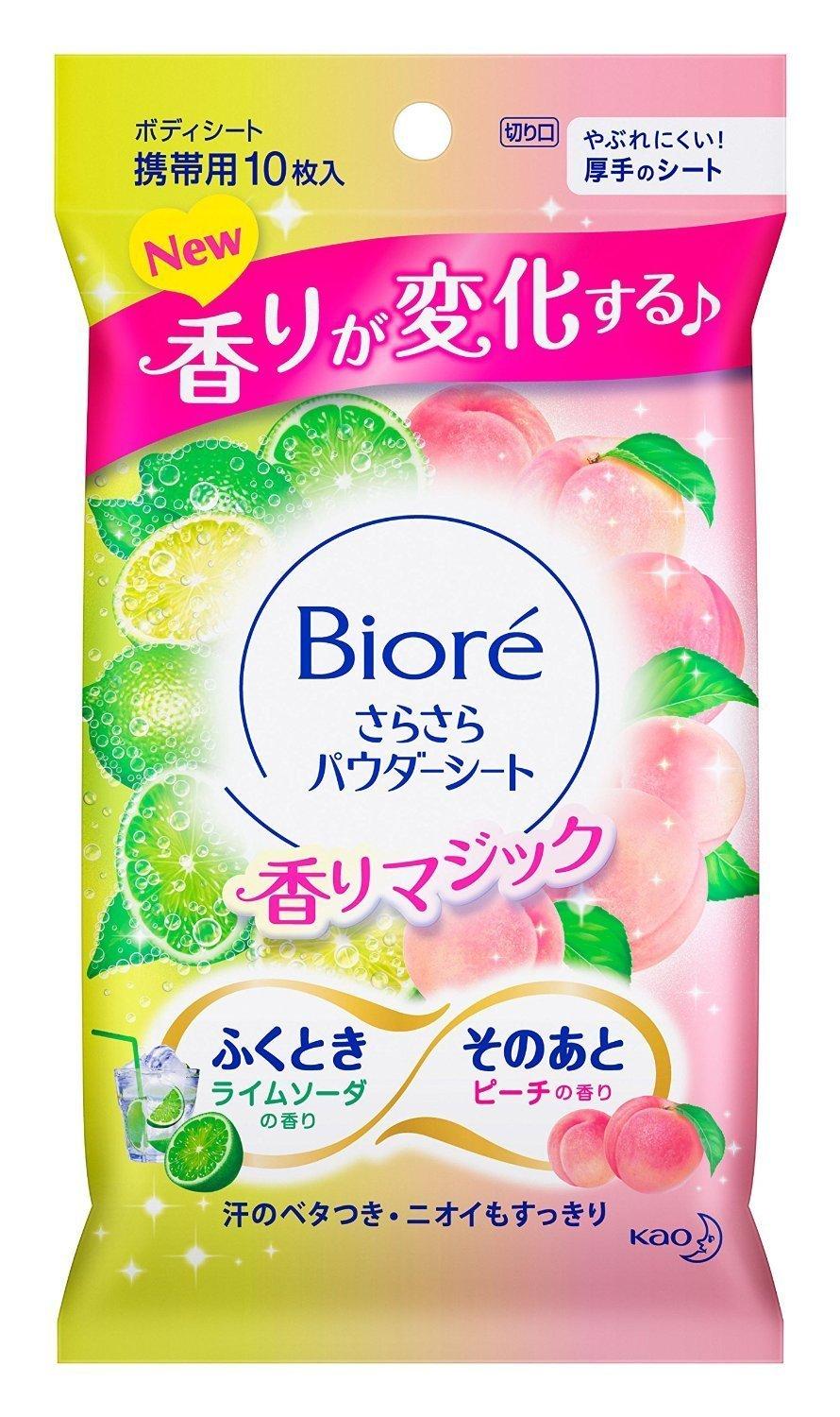 

Biore Sarasara Sheet Лаймовый в персиковый портативный