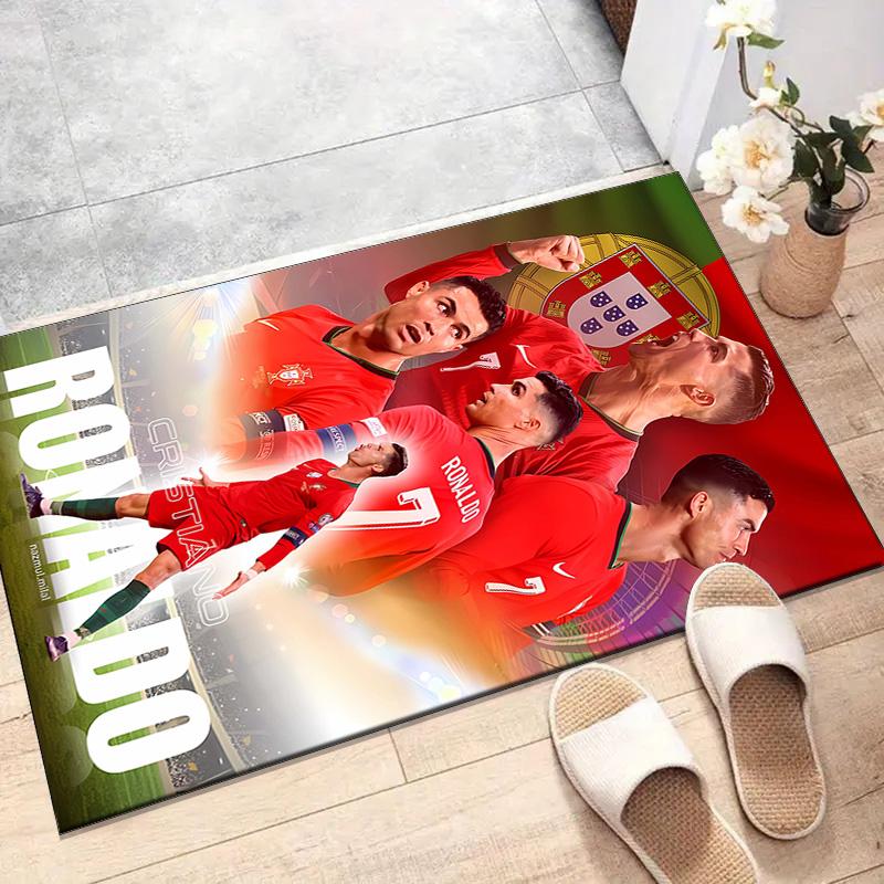 1pc Soccer 7 (4) Design Printed Area Rug Carpet for Bedroom Living Room Home Decor Rugs Mat Non Slip Mat Rug for Bedside