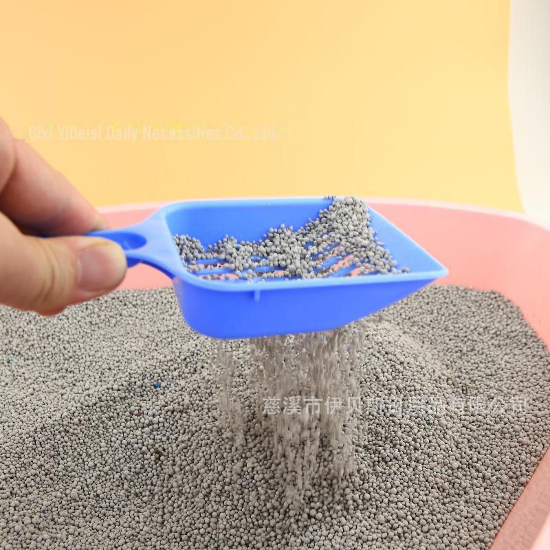 Lopatka na stelivo pro kočky s dlouhou rukojetí s velkými otvory pro tofu stelivo