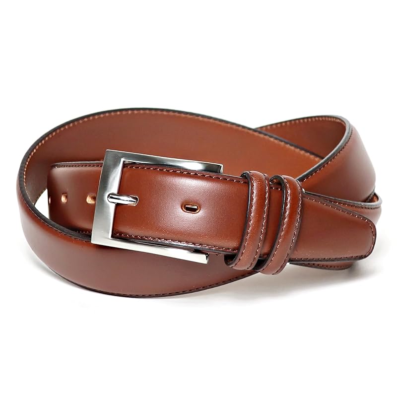 

[COXSWAIN] Leather made by the prestigious Italian Tanneryroid company men s belt genuine leather brown Satisfactory material CW20208-36