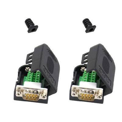 D SUB 9Pin RS232 Adapters RS485 RS422 Connection with Mounting Screws/Nuts and Easy Installation