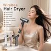 Quick-Drying Wireless Hair Dryer High-Speed Hair Styling Tool Portable Blow Dryer  Travel