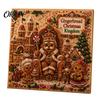 Christmas Faux Pearl Painting Kit Xmas Art Kit, Santa Claus Reindeer DIY Holiday Projects for Families Sparkling 3D Festive Wall Craft Adults, Winter