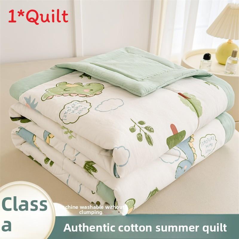 Bear Dog Capybara Flower Animal Print Summer Air Conditioner Quilt Home Use