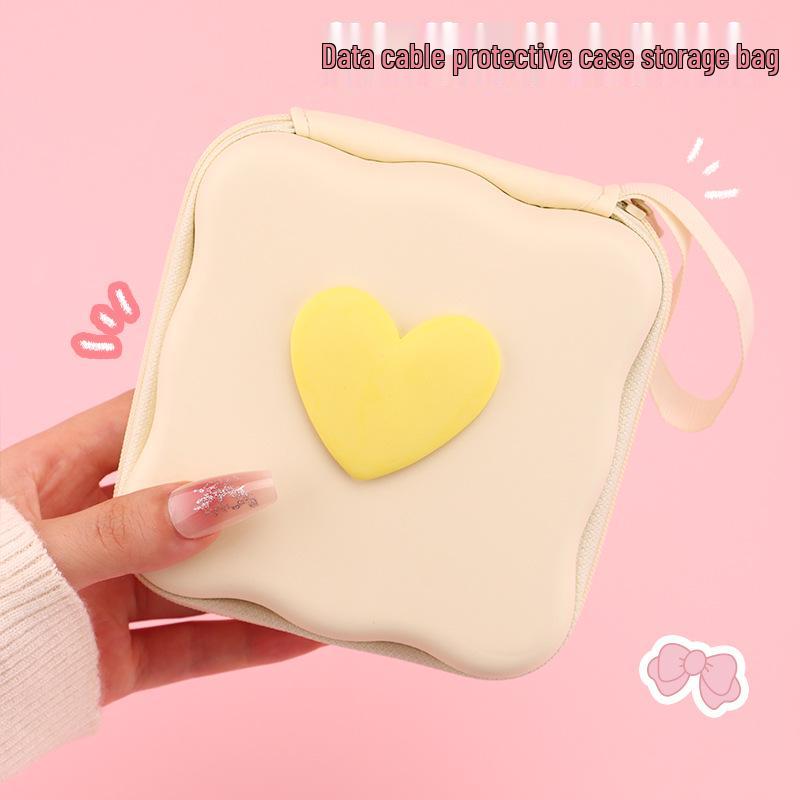 Portable Zipper Storage Bag for Data Cables, Chargers, Earphones, USB Drives, and Cameras