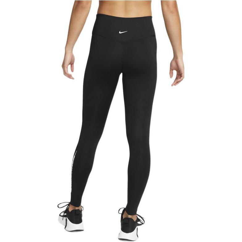 Nike Dri-FIT Color Block Logo Quick-Dry Mid-Rise Running Training Pants Women pants Black DM7768-010