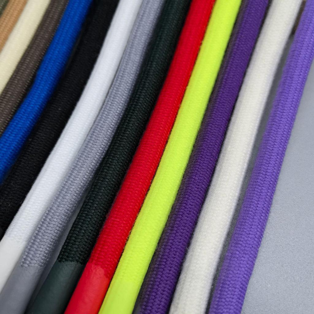 20-Color 8MM Resin Tip Drawstring for Hoodies & Sports Pants - Polyester Cotton Blend
