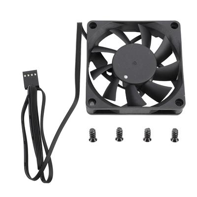 Ventoinha PWM de 70mm Ventoinha de Refrigeração com Rolamento de Esferas Duplo 4 Pinos PWM Controle Inteligente de Temperatura Ventoinha para Gabinete de PC