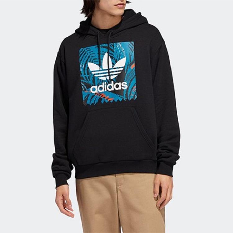 Adidas Originals Trefoil Hoodie Herren Hoodies Schwarz EC7320