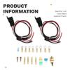 L10A Dual Electric Fan Relay Kit Radiator Electric Cooling Fan Thermostat Kit 40 AMP Waterproof Relay Kit