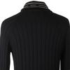 Hermes Zip Up Sweater Black Wool Mens Used
