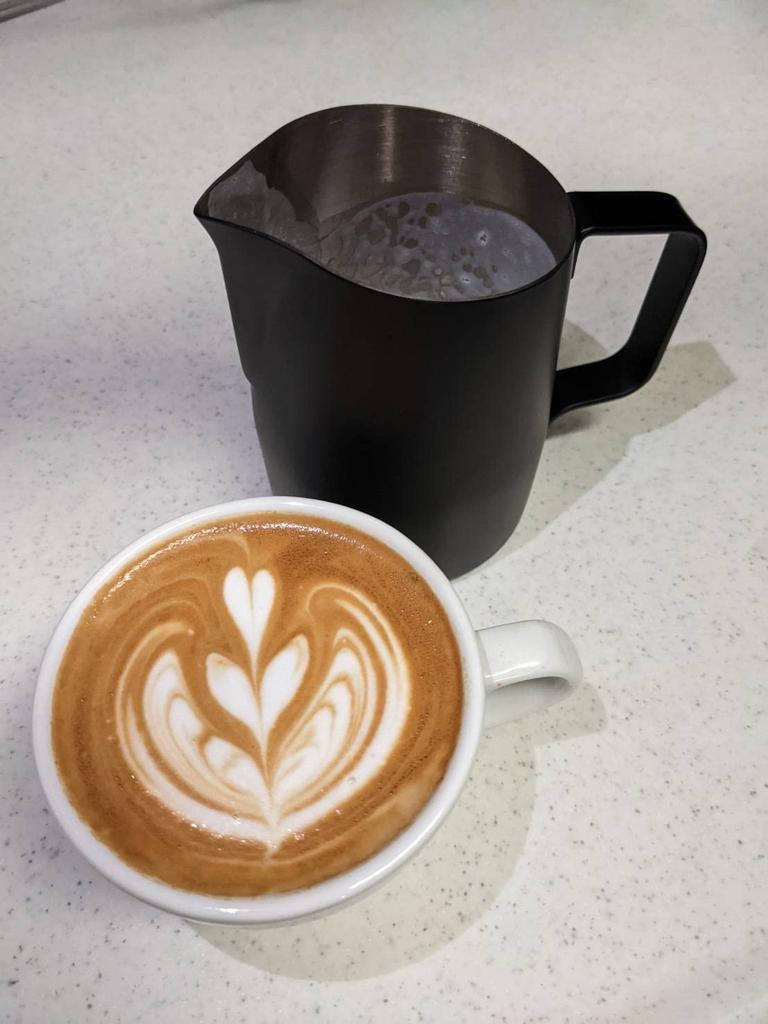 FUN COFFEE Milk Pitcher, Latte Art Milk Frothing PitcherJug, Stainless Steel, CoffeeEspresso, 15 oz (450 ml), Silver (co-0008-4)