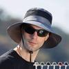 Adjustable Fisherman Hat Big Eaf Mountaineering Hat Portable Sunshade Hats  Unisex