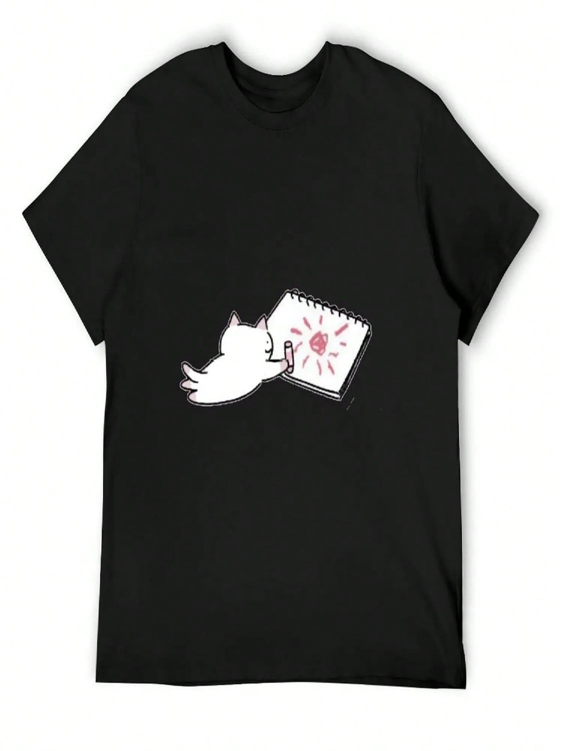 Doodle [Fushigi Neko No Kyuu-Chan] T-Shirt Rapper Graphic Tees Aesthetic Clothing Funny Costumes Mens Clothes S разноцветный