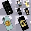 Sun Moon Art Case For Xiaomi Redmi Note 13 14 Pro 9 10 11 12 Pro 10S 11S 12S Redmi 13C 10C 12C 14C Coque