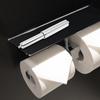 Toilet Paper Holder Roller Spindle Replacement Rod PP Spring Loaded Paper Holder Insert for Bathroom