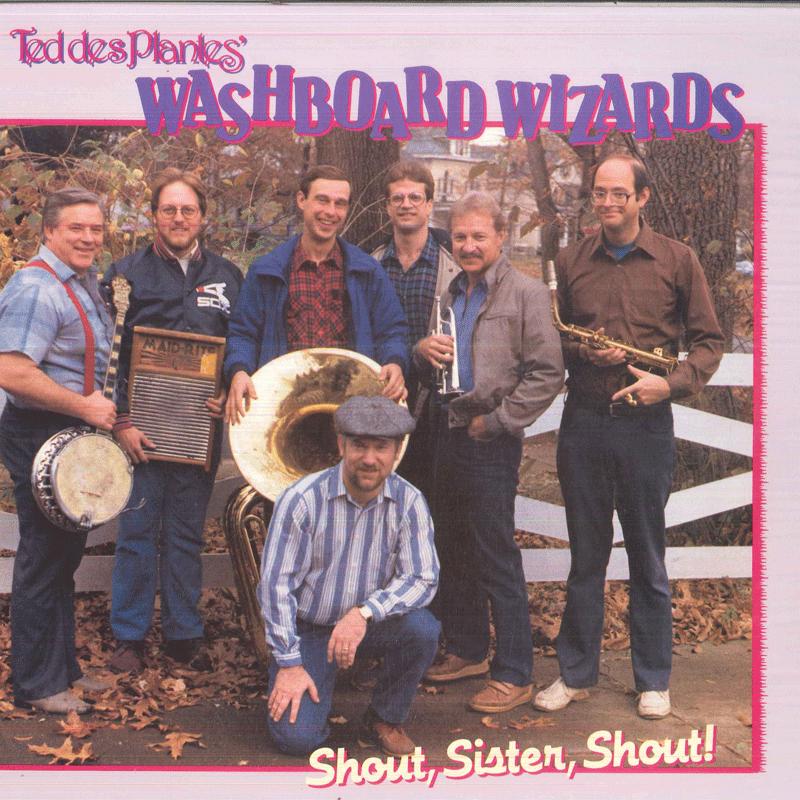 

LP Record TED DES PLANTES WASHBOARD WIZARDS Shout Sister Shout SOS1174 STOMP OFF 198 US Jazz Used