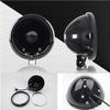 Largoods 5.75" LED Headlight Housing Bucket, 5.75" Motorcycle Headlamp Shell, Round Headlight Cover for Harley Davidson Motorcycles, Black, 1 Piece...