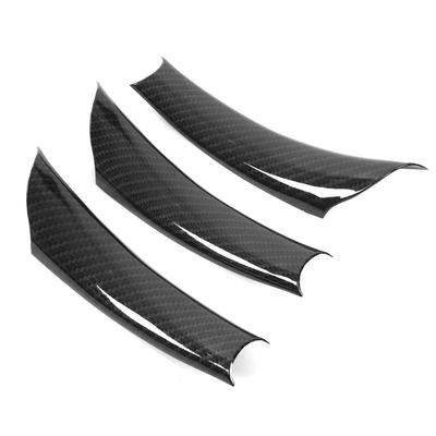 3 Pezzi Copri Maniglia Tirante Porta Auto Stile Fibra di Carbonio Sostituzione per X5 E70 2008?2013