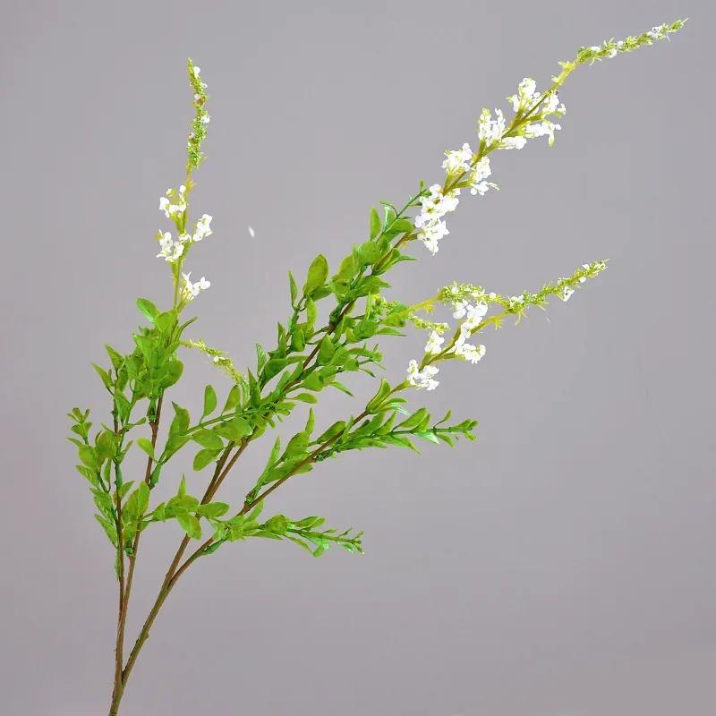 

2pcs 85cm Artificial Sage Grass Home Wall Decor Accessory Photo Props Wedding Decorations Flower Decoration Home Decor білий