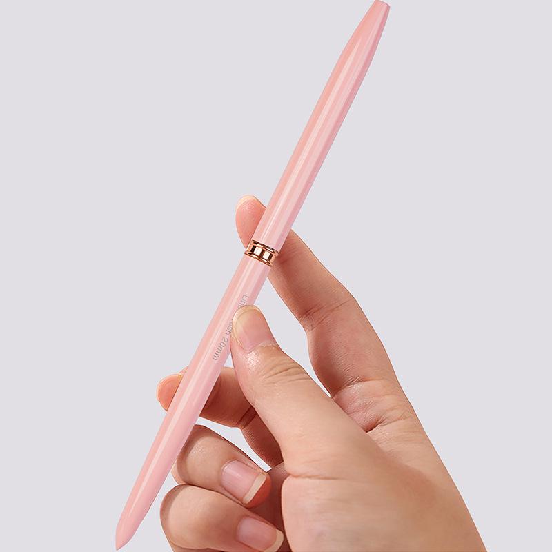 Pink Extra-Fine Liner Nail Art Brush Set with Flower Hook and Needle