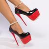 Fashion 35-45 Large Size Women's Fashion High Heel New Platforms 16cm High Heel Women's Sexy Pole Dance Party Heels Single Shoes Tacones