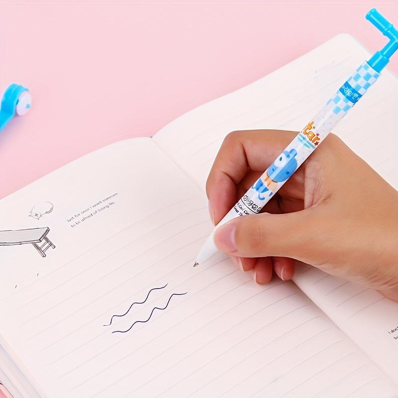 3pcs Scooter Blue Ballpoint pens Kawaii Cartoon Novelty Writing Pens Student School Stationery Kids Prize Gifts Office Use Fun Party Gifts Back School