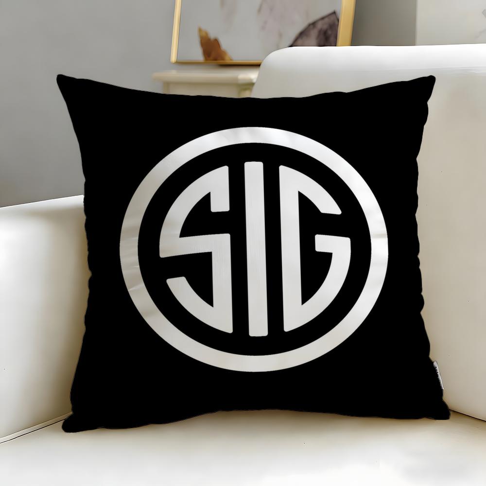 

classic brand Sig Sauer Cushion Cover Soft & Easy-Wash Pillow Case – Versatile for Couch, Bed, Travel and Office 30cmx30cm